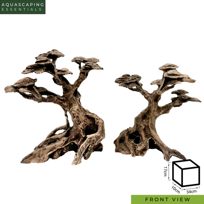 Timeless Forest Set Resin Bonsai Tree