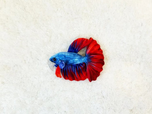 Red/Blue Betta - 19cm